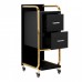 Hairdressing Trolley GABBIANO SOLO Black-Gold